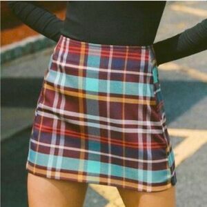 Urban Outfitters Plaid Multicolor Women's Skirt sz Small